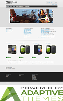 Free Drupal 7 eCommerce Themes- AT Commerce