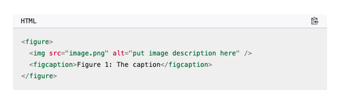 HTML Figure and Figcaption code demo