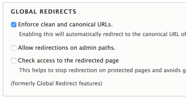 How to Deal with Duplicate Content in Drupal: Global Redirect features