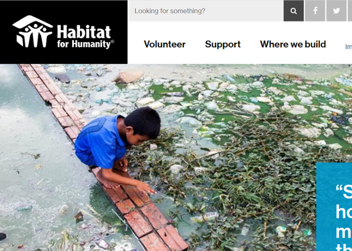 Top 10 Nonprofit Websites Built with Drupal: Habitat for Humanity International