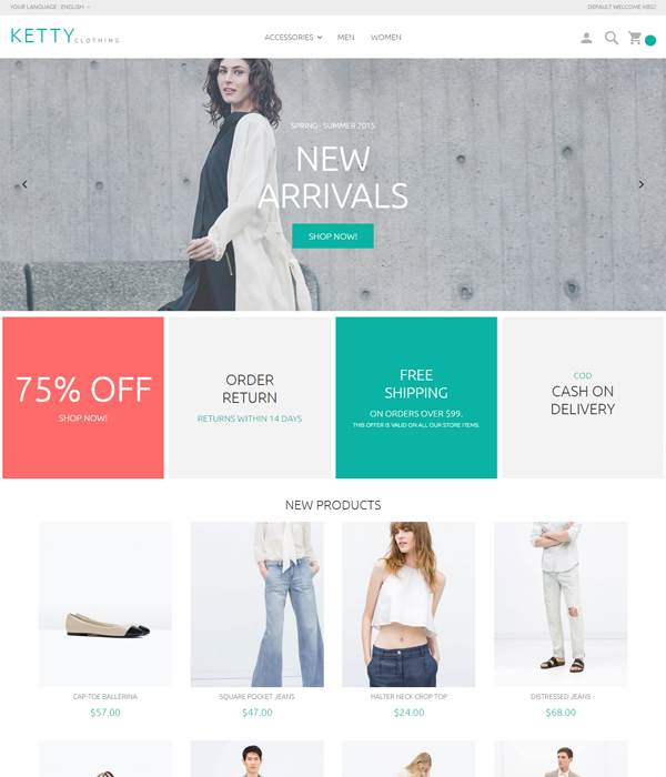 Best Free Magento 2 Themes- Ketty