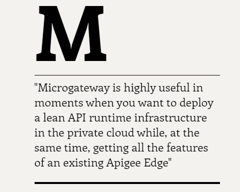 Apigee Edge Microgateway: When Should You Use It?