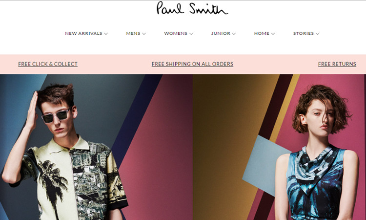 10 Most Popular Online Stores Running on Magento: Paul Smith