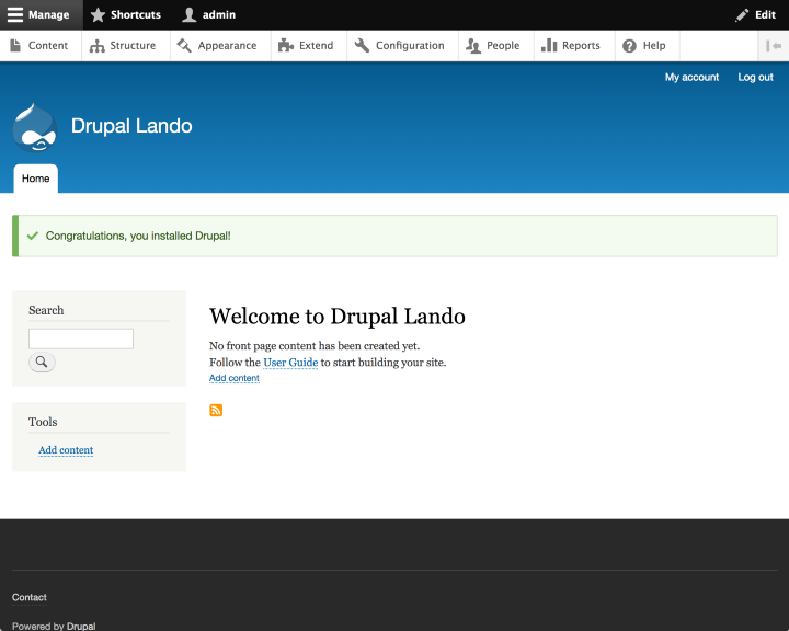 Set Up a Local Drupal Site with Lando- Welcome to Drupal Lando