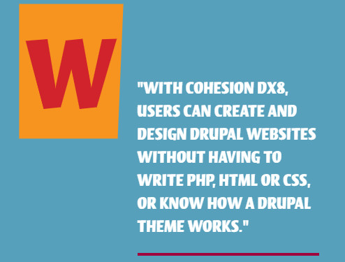 Which Drupal Page Builder to Use? Cohesion DX8- building Drupal websites with no coding skills needed