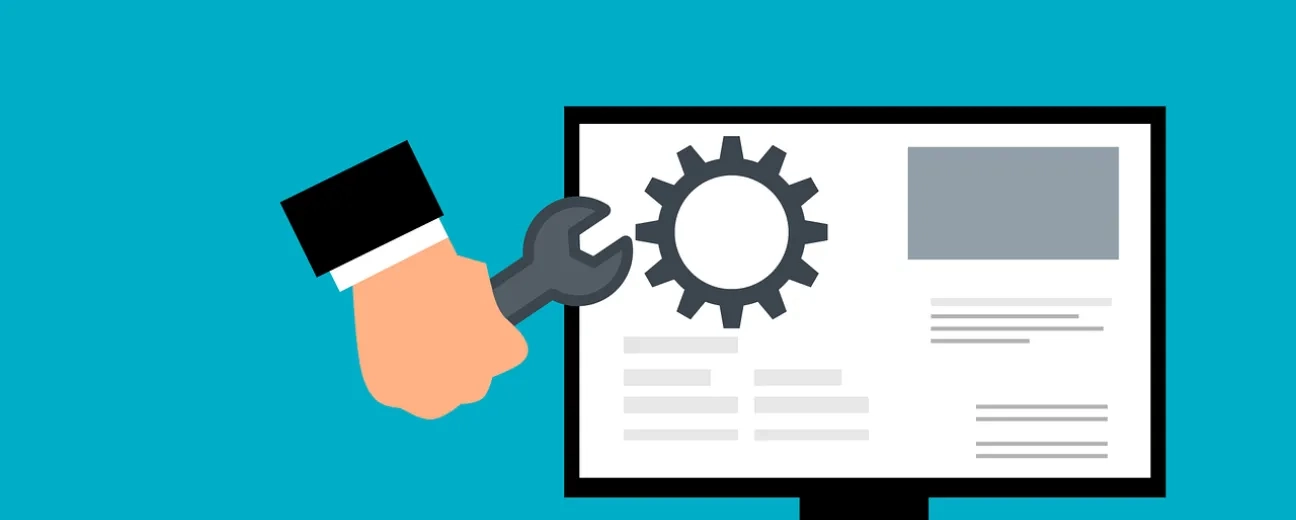 website repair symbol