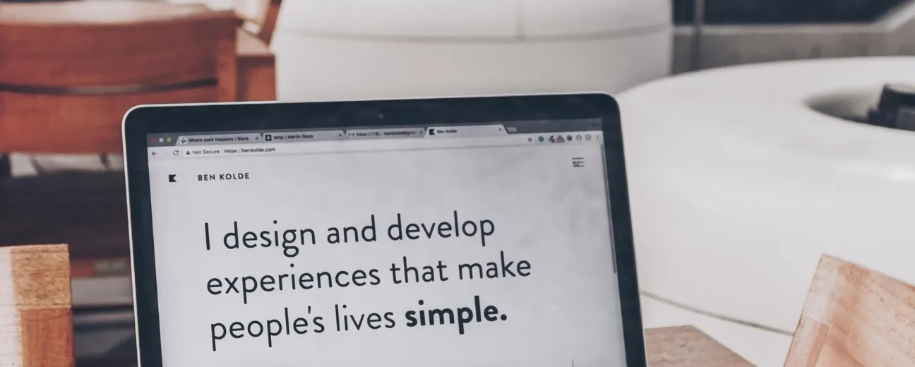 laptop on desk