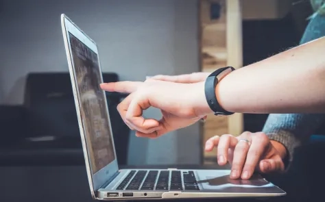 people using laptop